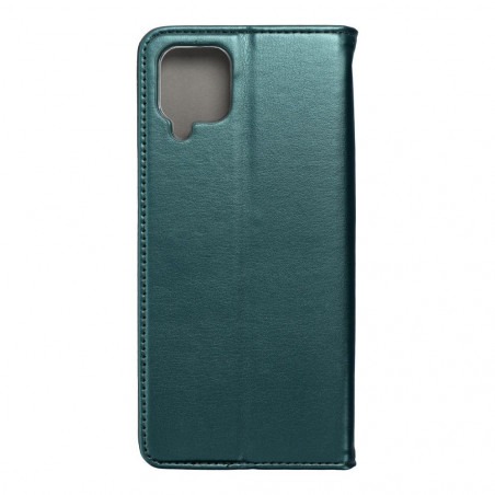Peňaženkové puzdro Smart Magneto book na Samsung Galaxy M12 Tmavo zelený