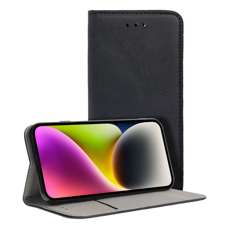 Peňaženkové puzdro Smart Magneto book na Samsung Galaxy S22 Plus Čierny