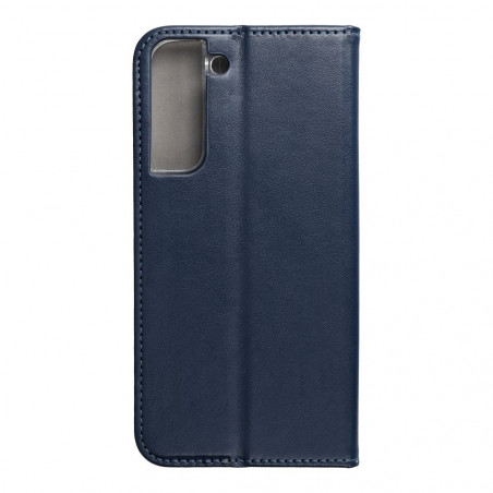Peňaženkové puzdro Smart Magneto book na Samsung Galaxy S22 Plus Tmavší modrý