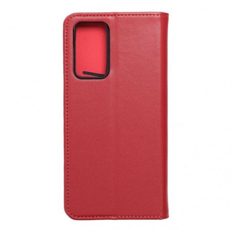 Peňaženkové puzdro Leather case SMART PRO na XIAOMI Redmi Note 11 Pro Elegant Vinovo červený