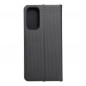 Peňaženkové puzdro LUNA Book Carbon na XIAOMI Redmi Note 11 Uhlíkové vlákno, Elegant  Čierny