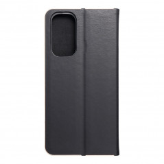Peňaženkové puzdro LUNA Book Gold na XIAOMI Redmi Note 11S Elegant Čierny