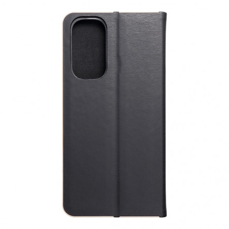 Peňaženkové puzdro LUNA Book Gold na XIAOMI Redmi Note 11S Elegant Čierny