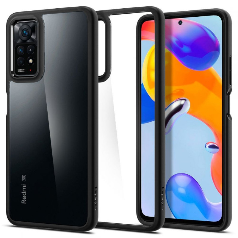 Kryt Spigen Ultra Hybrid na XIAOMI Redmi Note 11 Pro 5G Krištáľovo čistý  Matná čierna