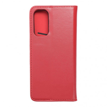 Peňaženkové puzdro Leather case SMART PRO na XIAOMI Redmi Note 11S Elegant Vinovo červený