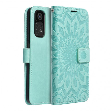 Peňaženkové puzdro MEZZO Book na XIAOMI Redmi Note 11S Mandala Zelený