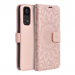 Peňaženkové puzdro MEZZO Book na XIAOMI Redmi Note 11S Mandala Ružovo-zlatý