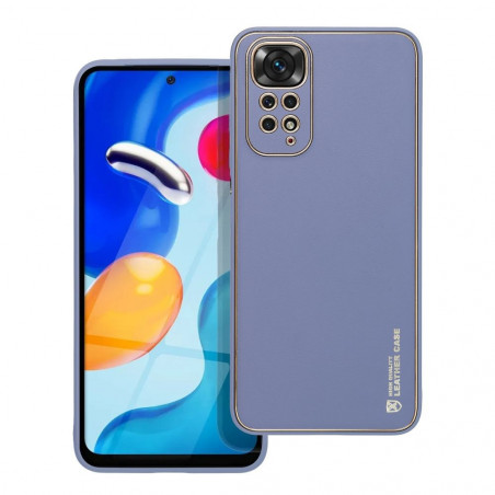 Kryt Leather na XIAOMI Redmi Note 11S Modrý