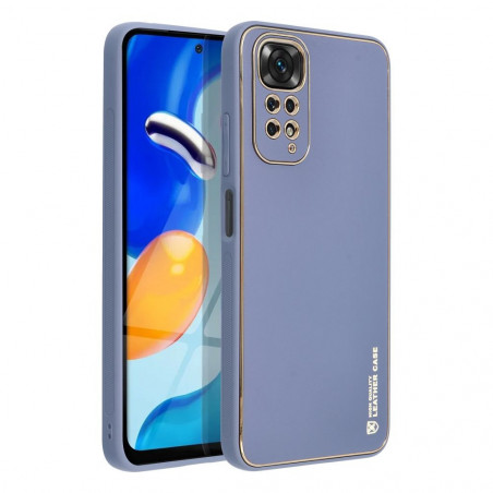 Kryt Leather na XIAOMI Redmi Note 11S Modrý