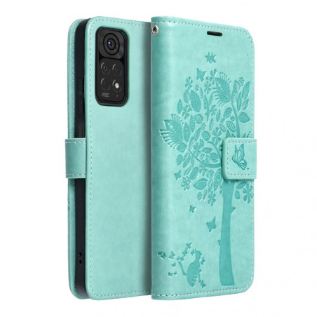 Peňaženkové puzdro MEZZO Book na XIAOMI Redmi Note 11 Pro 5G Strom Zelený