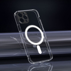 Kryt Clear Mag Cover na Apple iPhone 12 MagSAFE  Transparentný