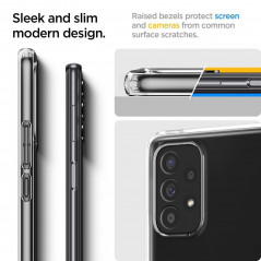 Kryt Spigen Liquid Crystal na Samsung Galaxy A53 5G Krištáľovo čistý  Transparentný