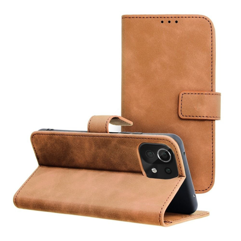 Peňaženkové puzdro TENDER Book na XIAOMI Poco M4 Pro 5G Hnedý