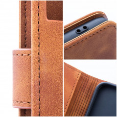 Peňaženkové puzdro TENDER Book na XIAOMI Poco M4 Pro 5G Hnedý