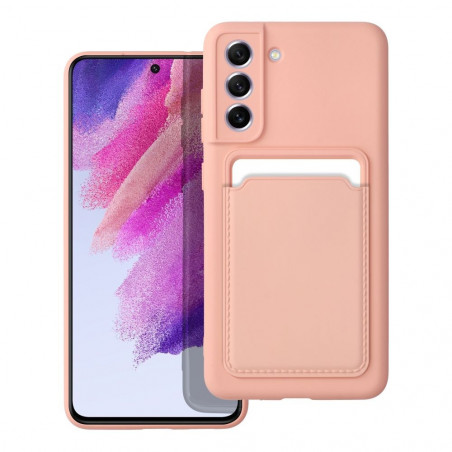 Kryt Card na Samsung Galaxy S21 FE 5G Ružový