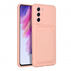 Kryt Card na Samsung Galaxy S21 FE 5G Ružový