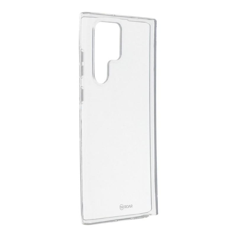 Kryt Roar Jelly Case na Samsung Galaxy S22 Ultra Transparentný