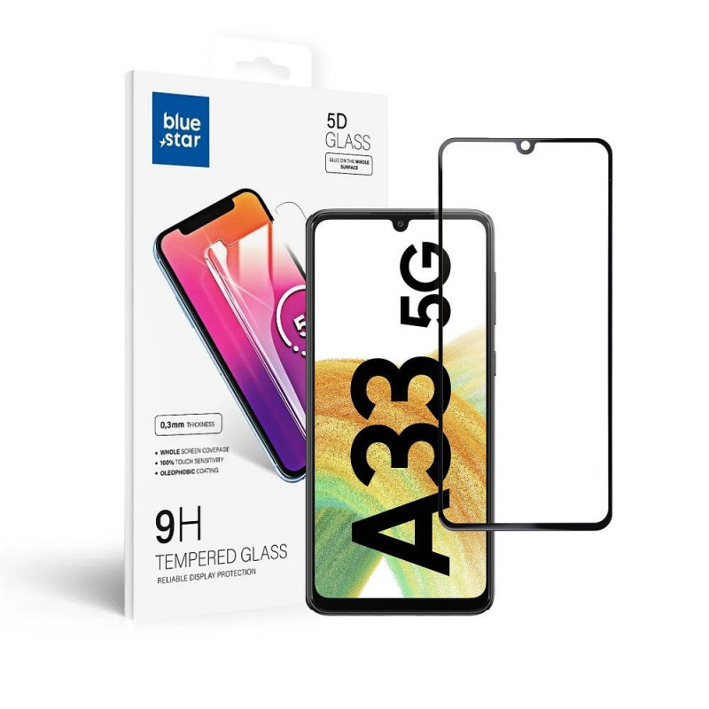 Ochranné sklo Blue Star 9H na Samsung Galaxy A33 Transparentný