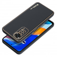 Kryt Leather na XIAOMI Redmi Note 11S Čierny