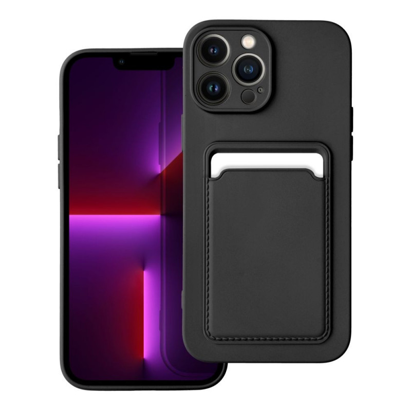 Kryt Card na Apple iPhone 13 Pro Max Čierny