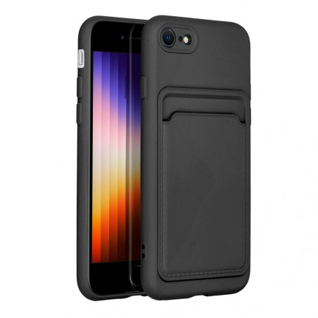Kryt Card na Apple iPhone SE 2022 5G Čierny