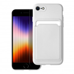 Kryt Card na Apple iPhone SE 2022 5G Biely