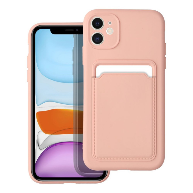 Kryt Card na Apple iPhone 11 Ružový