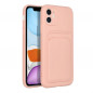 Kryt Card na Apple iPhone 11 Ružový