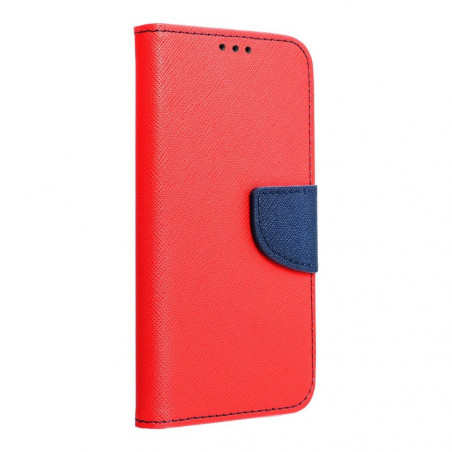 Peňaženkové puzdro Fancy Book na XIAOMI Redmi Note 11 Pro Červený / Námornícka modrá