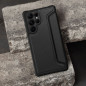 Peňaženkové puzdro Razor Book na Samsung Galaxy A32 LTE Uhlíkové vlákno, Karbónový vzor  Čierny
