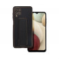 Kryt LEATHER Case Kickstand na Samsung Galaxy A04s Čierny