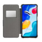 Peňaženkové puzdro Razor Book na XIAOMI Redmi Note 11 Uhlíkové vlákno, Karbónový vzor  Tmavo zelený