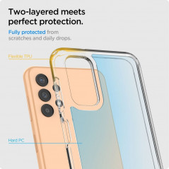 Kryt Spigen Ultra Hybrid na Samsung Galaxy A13 LTE Krištáľovo čistý  Transparentný