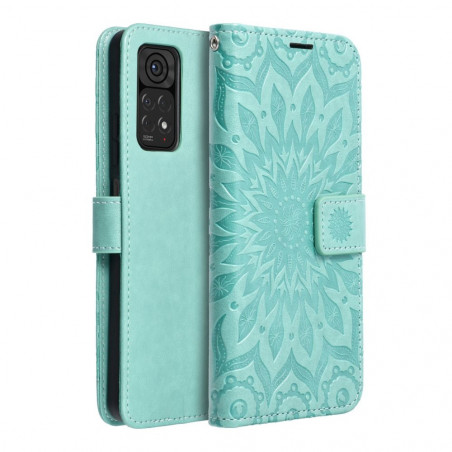 Peňaženkové puzdro MEZZO Book na XIAOMI Redmi Note 11 Pro 5G Mandala  Zelený