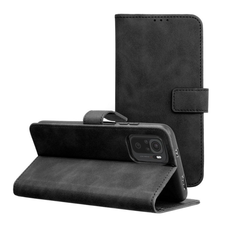 Peňaženkové puzdro TENDER Book na XIAOMI Redmi Note 10 Čierny