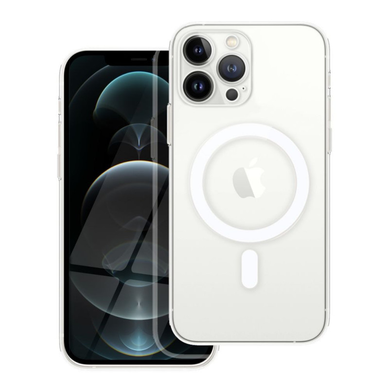 Kryt Clear Mag Cover na Apple iPhone 12 Pro Max MagSAFE  Transparentný