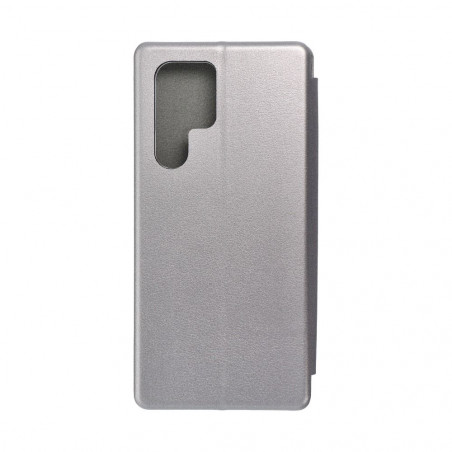 Peňaženkové puzdro Book Elegance na Samsung Galaxy S22 Ultra Elegant Šedý