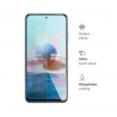Ochranné sklo Blue Star 9H na XIAOMI Redmi Note 11 Transparentný