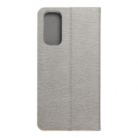 Peňaženkové puzdro LUNA Book Gold na XIAOMI Redmi Note 11S Elegant  Strieborný
