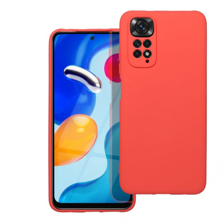 Kryt Silicone na XIAOMI Redmi Note 11 Elegant Broskyňový