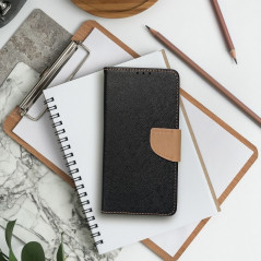 Peňaženkové puzdro Fancy Book na Samsung Galaxy A22 5G Čierny