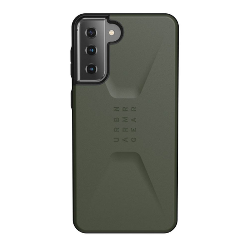 Kryt Urban Armor Gear Civilian na Samsung Galaxy S21 Plus 5G Prémiové puzdro  MagSAFE  Olivový