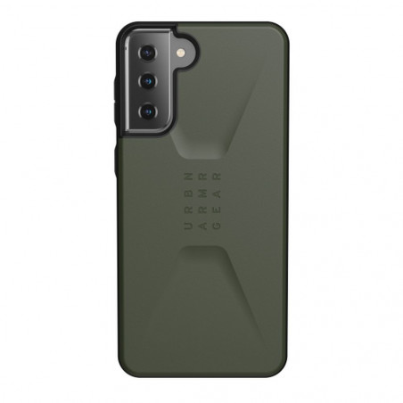 Kryt Urban Armor Gear Civilian na Samsung Galaxy S21 Plus 5G Prémiové puzdro MagSAFE Olivový