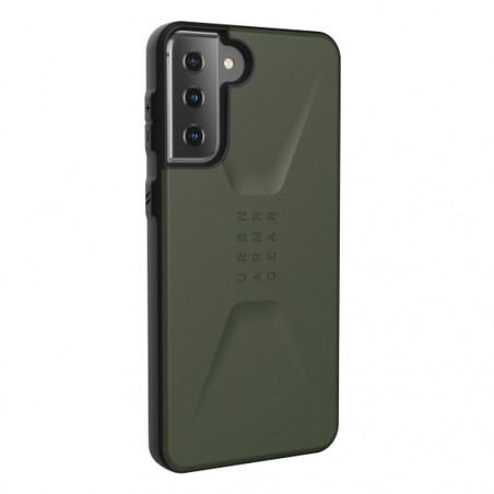 Kryt Urban Armor Gear Civilian na Samsung Galaxy S21 Plus 5G Prémiové puzdro MagSAFE Olivový