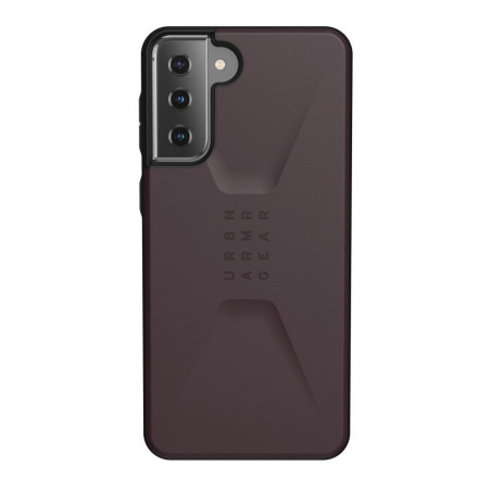Kryt Urban Armor Gear Civilian na Samsung Galaxy S21 Plus 5G Prémiové puzdro MagSAFE Baklažánový