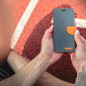 Peňaženkové puzdro CANVAS Book na Samsung Galaxy S21 FE 5G Námornícka modrá