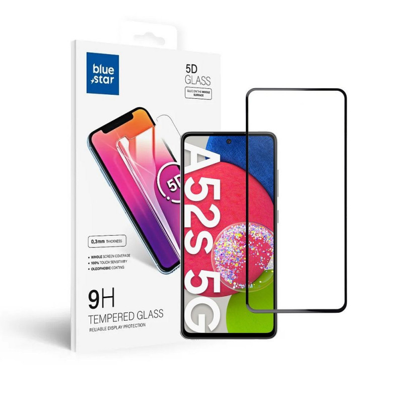 Ochranné sklo Blue Star 9H na Samsung Galaxy A52 LTE Transparentný