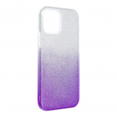 Kryt Shining na Apple iPhone 12 Pro Prehľadný a fialový