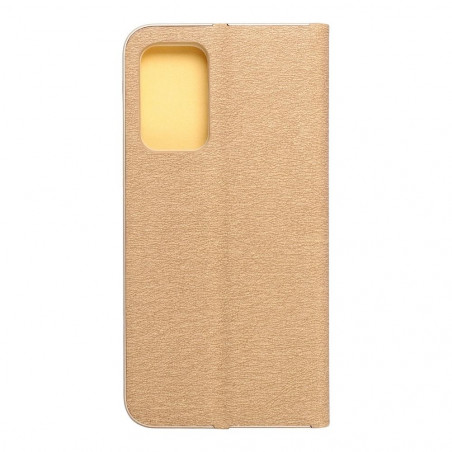 Peňaženkové puzdro LUNA Book Gold na Samsung Galaxy A52 5G Elegant Zlatý