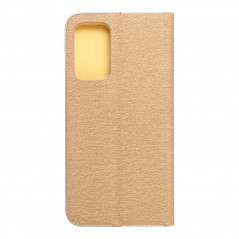 Peňaženkové puzdro LUNA Book Gold na Samsung Galaxy A52s 5G Elegant Zlatý